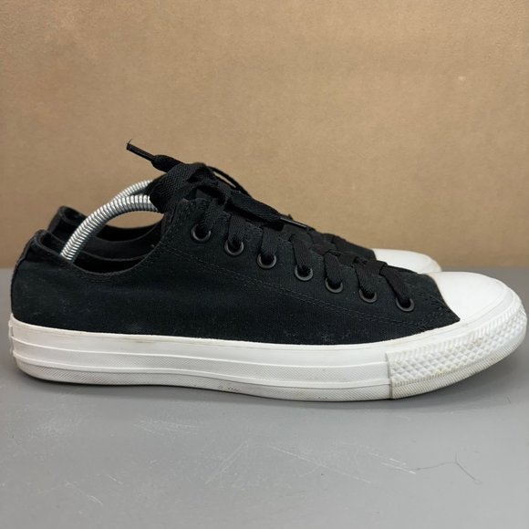 Converse Chuck Taylor All Star Unisex Black Low Top Shoes Mens 11 Womens 13 - Picture 4 of 8